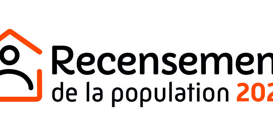 Logo recensement de la population 2023