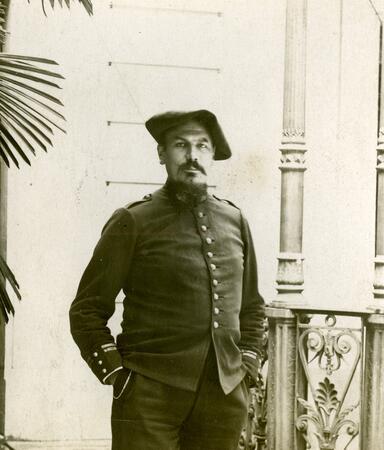 Louis Duvernay en militaire, 1914. Coll. Archives d’Aix-les-Bains 