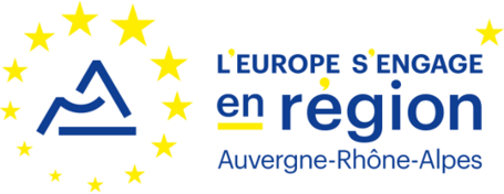Logo La Région Auvergne Rhône-Alpes s'engage avec le FEDER