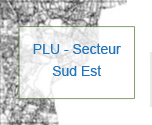 Carte du secteur Sud Est du PLU