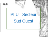 Carte du secteur Sud Ouest du PLU